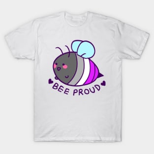 BEE proud: asexual flag T-Shirt